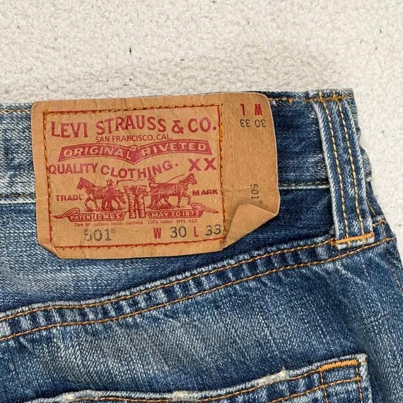 LEVI'S 501 버튼플라이 데님팬츠 W30 L33 10