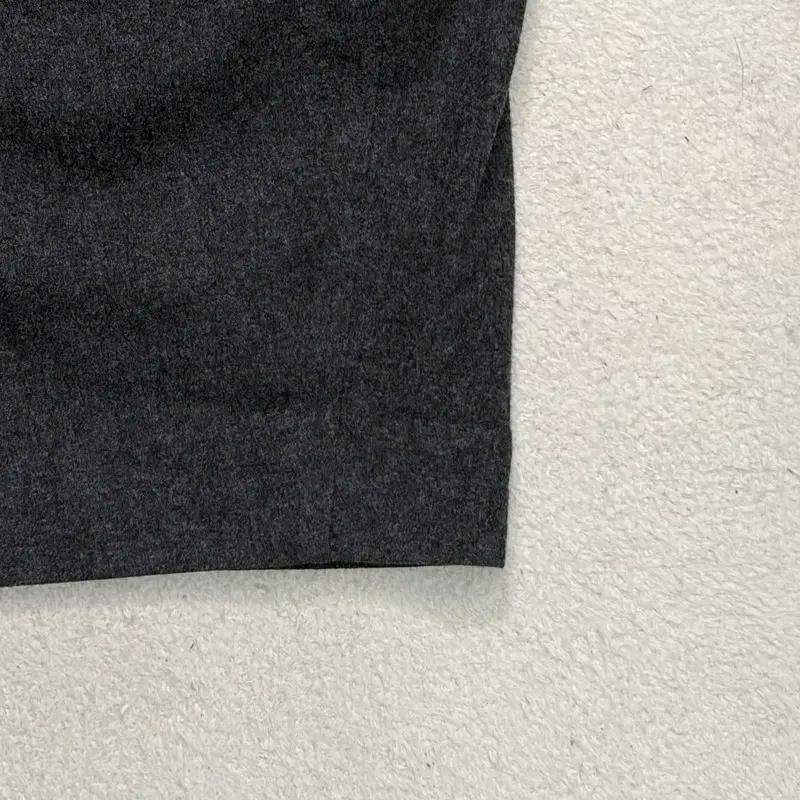 SOLIDHOMME 25F/W 캐시미어 와이드 투턱 슬랙스 챠콜 48 5