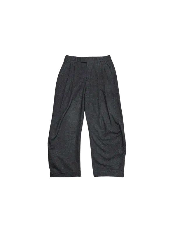 SOLIDHOMME 25F/W 캐시미어 와이드 투턱 슬랙스 챠콜 48 2