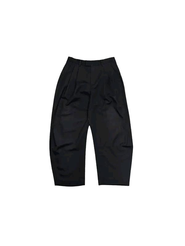 SOLIDHOMME 25F/W 와이드 투턱 슬랙스 블랙 48 2