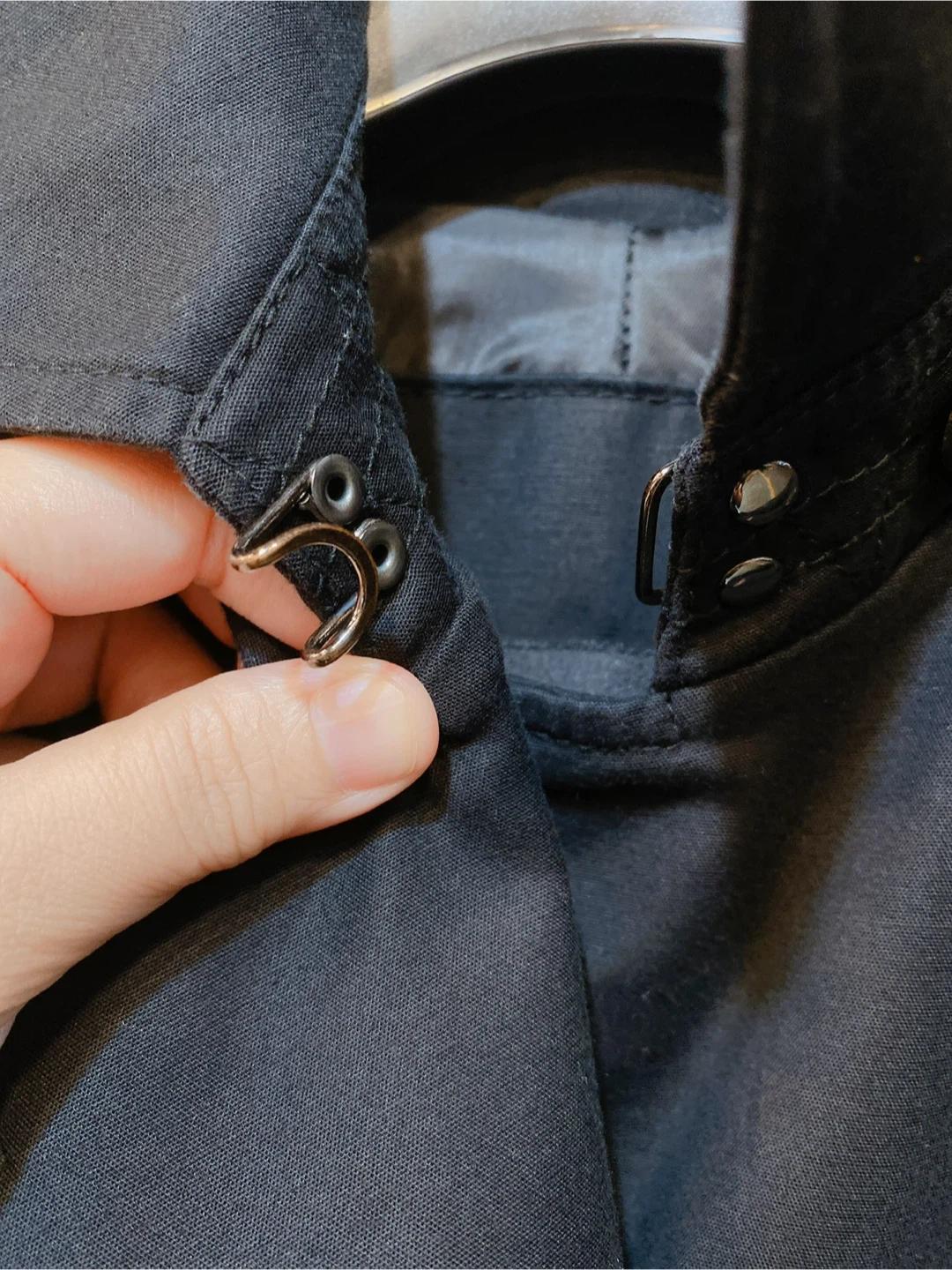 새제품 ZARA 블랙 미드 트렌치 코트 9