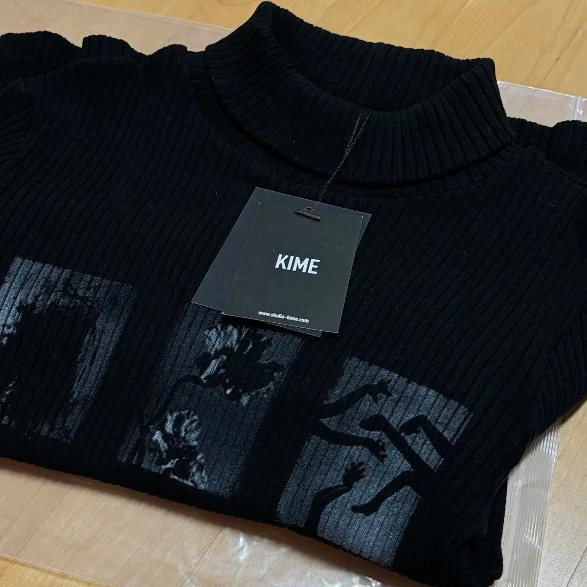 [KIME] 키메 골지 터틀넥 하이넥 티셔츠 12