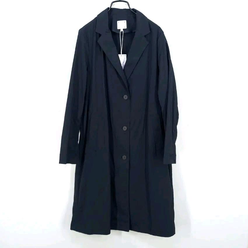 자주 여성 춘추 얇은 싱글코트 다크네이비S(HU46650) 2