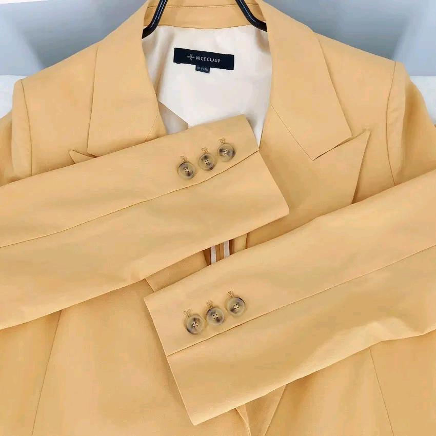 나이스클랍 여성 춘추 루즈핏자켓 베이지톤오렌지85 (HU46680) 4