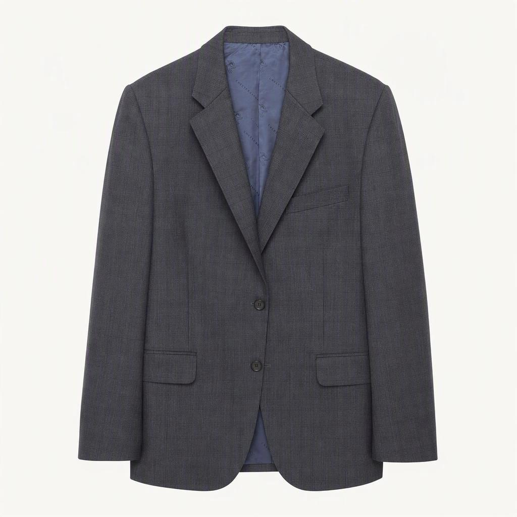 CHESTER BY CHESTER BARRIE 체크 정장 자켓