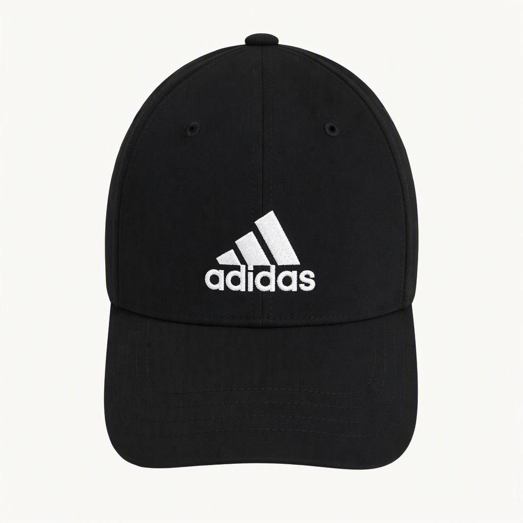 아디다스 자수 로고 볼캡 블랙 OSFW