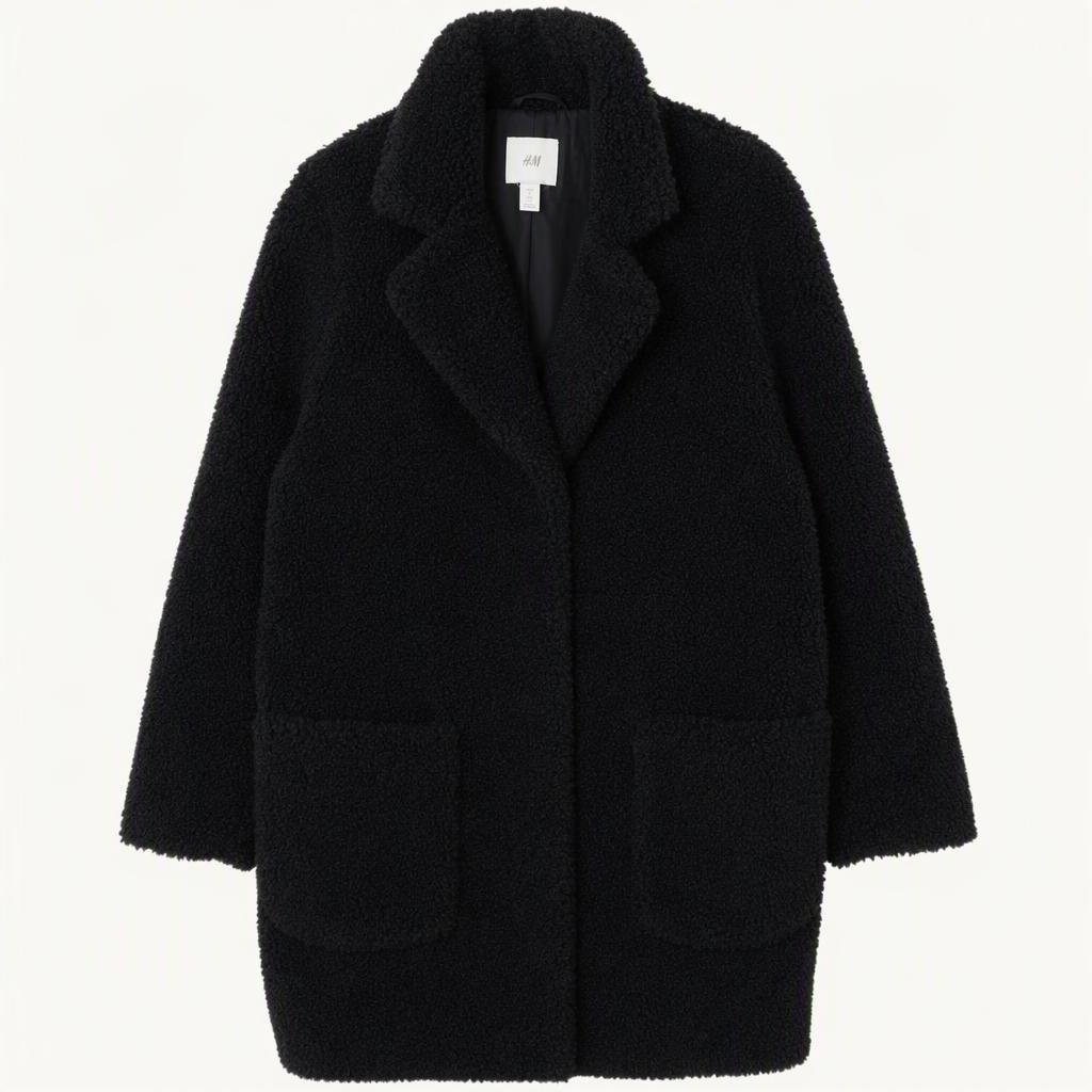 H&M 플리스 퍼코트