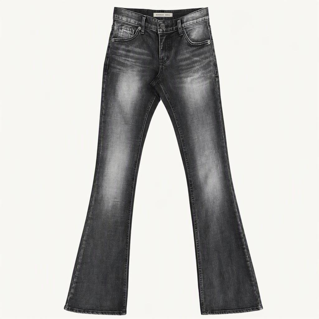 보헤미안서울 부츠컷 데님팬츠 그레이 BOOTS CUT DENIM PANTS IN GRAY