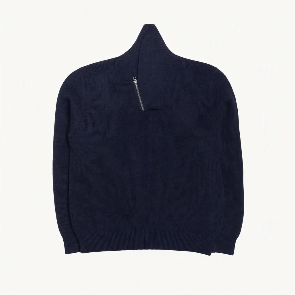 POLO BY RALPH LAUREN 램스울 숄카라 쿼터집업 니트 XXL