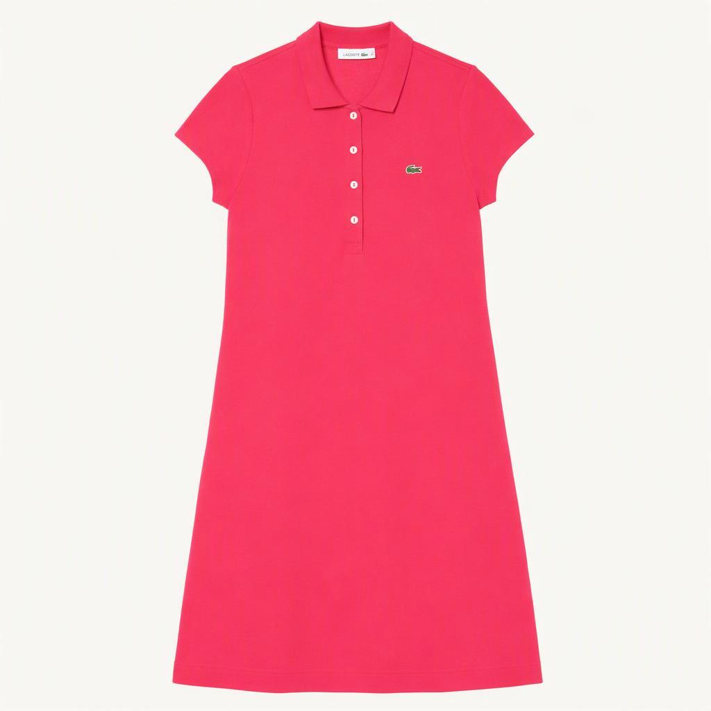 LACOSTE 우먼스 반팔 카라 원피스 / 36 (43237)