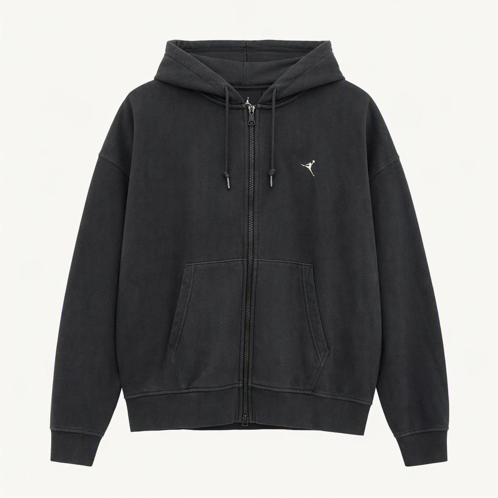 조던 스몰로고 후드집업 블랙 XXL