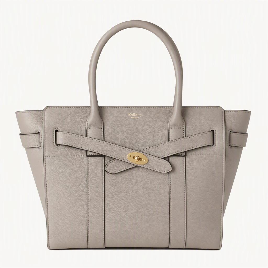멀버리 벨티드 베이스워터 레더 토트백