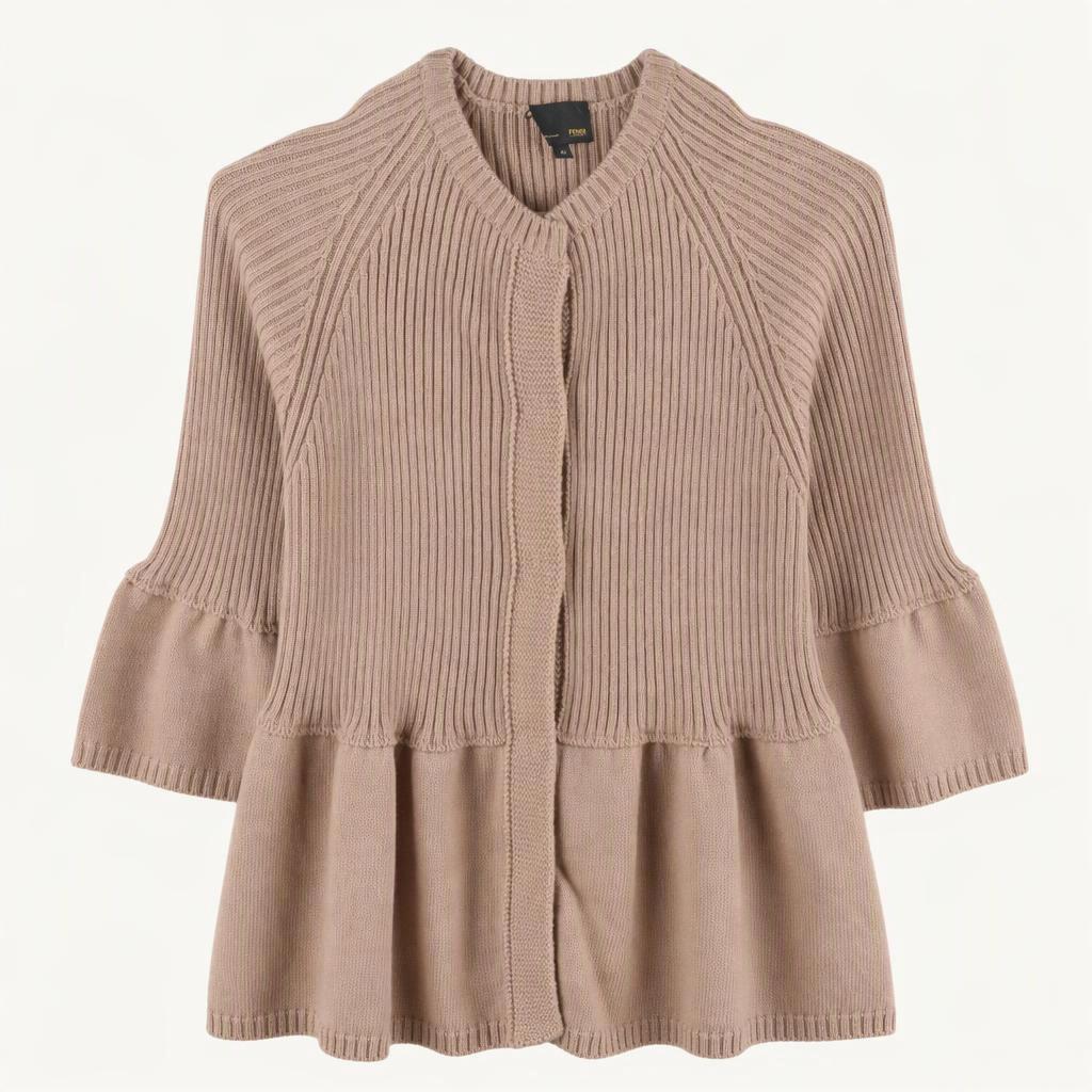 펜디 made in italy wool 가디건