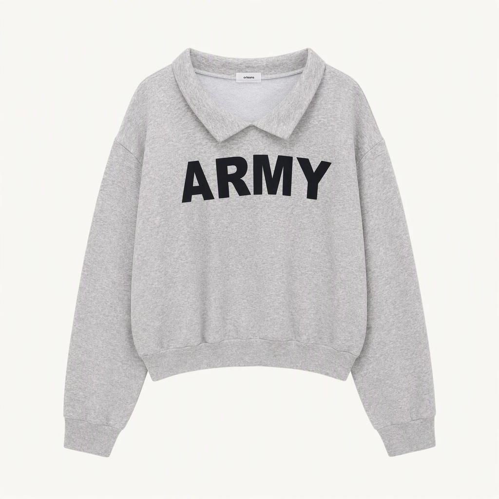 올리언스스토어 - 그레이 ARMY 맨투맨
