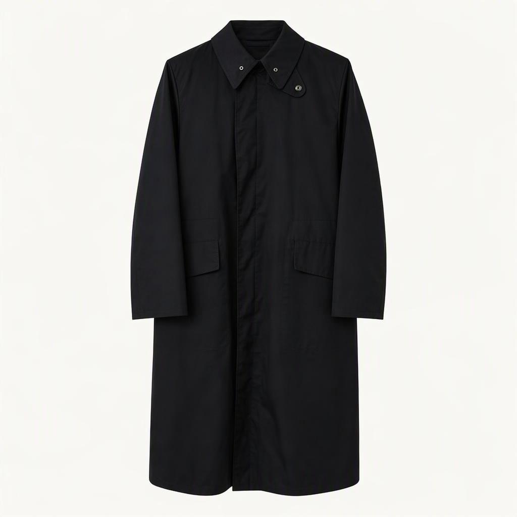 Ralph Lauren 랄프로렌 블랙 넥스트랩 트렌치 코트 / 맥코트