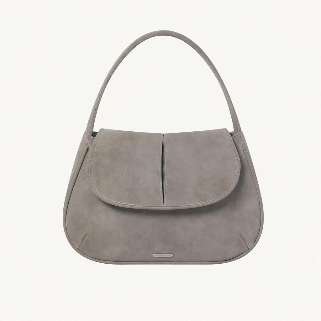 Round pleats bag GREY
