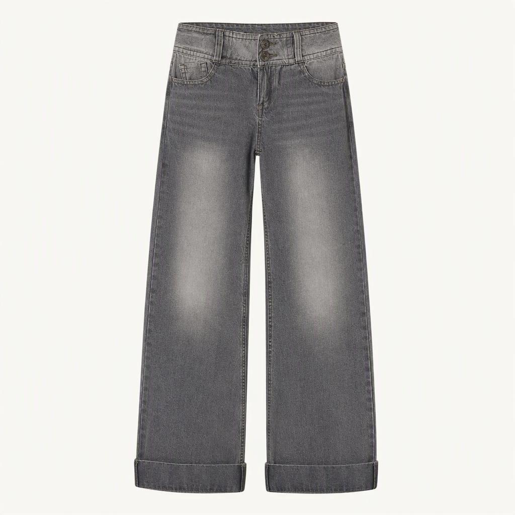 Union Jack Engineered Denim Washed Gray