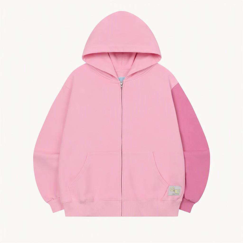 CEC LABEL ZIP-UP HOODIE
