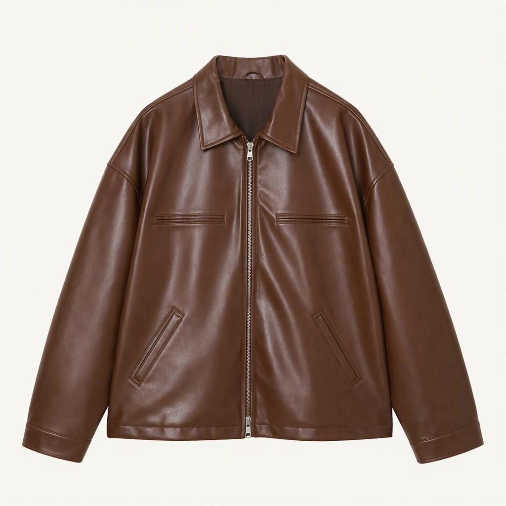 플리즈프로젝트 VEGAN LEATHER JACKET