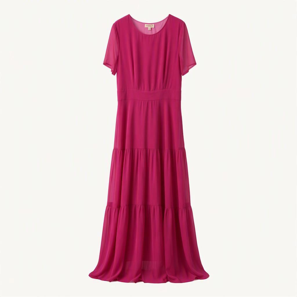 AURELIA PARIS 핑크 롱 원피스 XL+