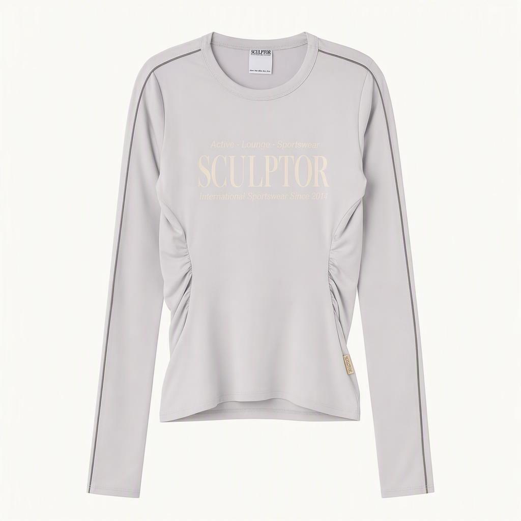 Sculptor 스컬프터 sports lettering l/s tee