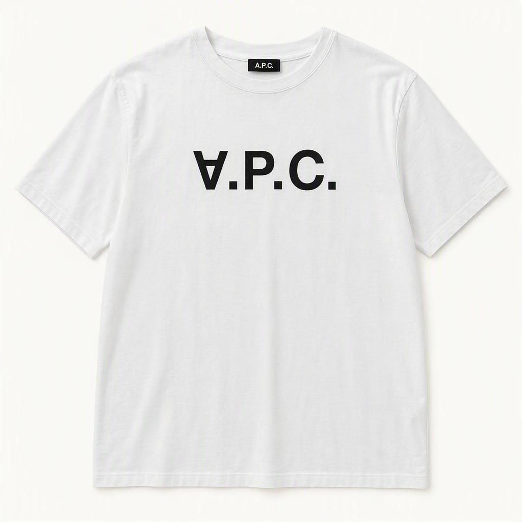 아페쎄 VPC 로고 반팔 티셔츠 화이트 XXL