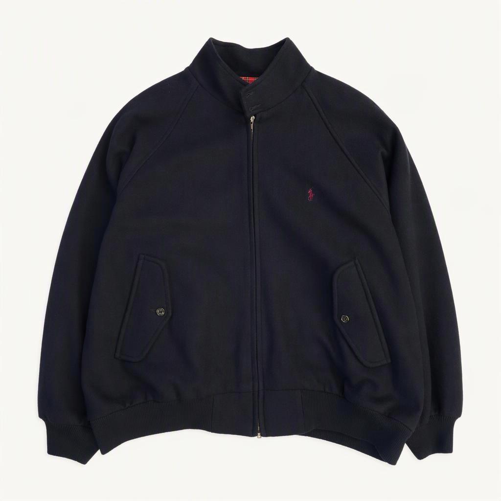 폴로 랄프로렌 울 해링턴 자켓 네이비 XXL