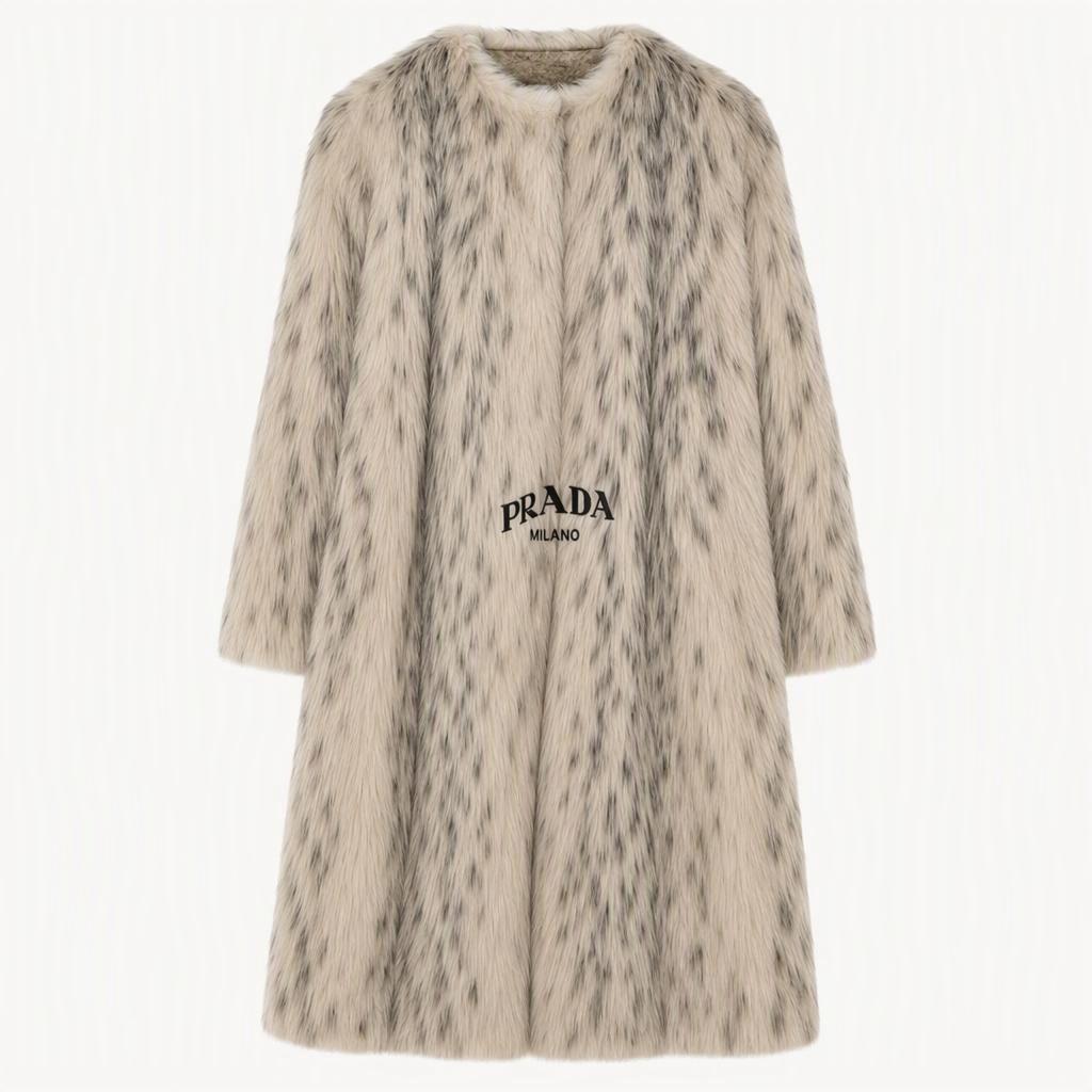 PRADA 퍼 코트 40 1회착용