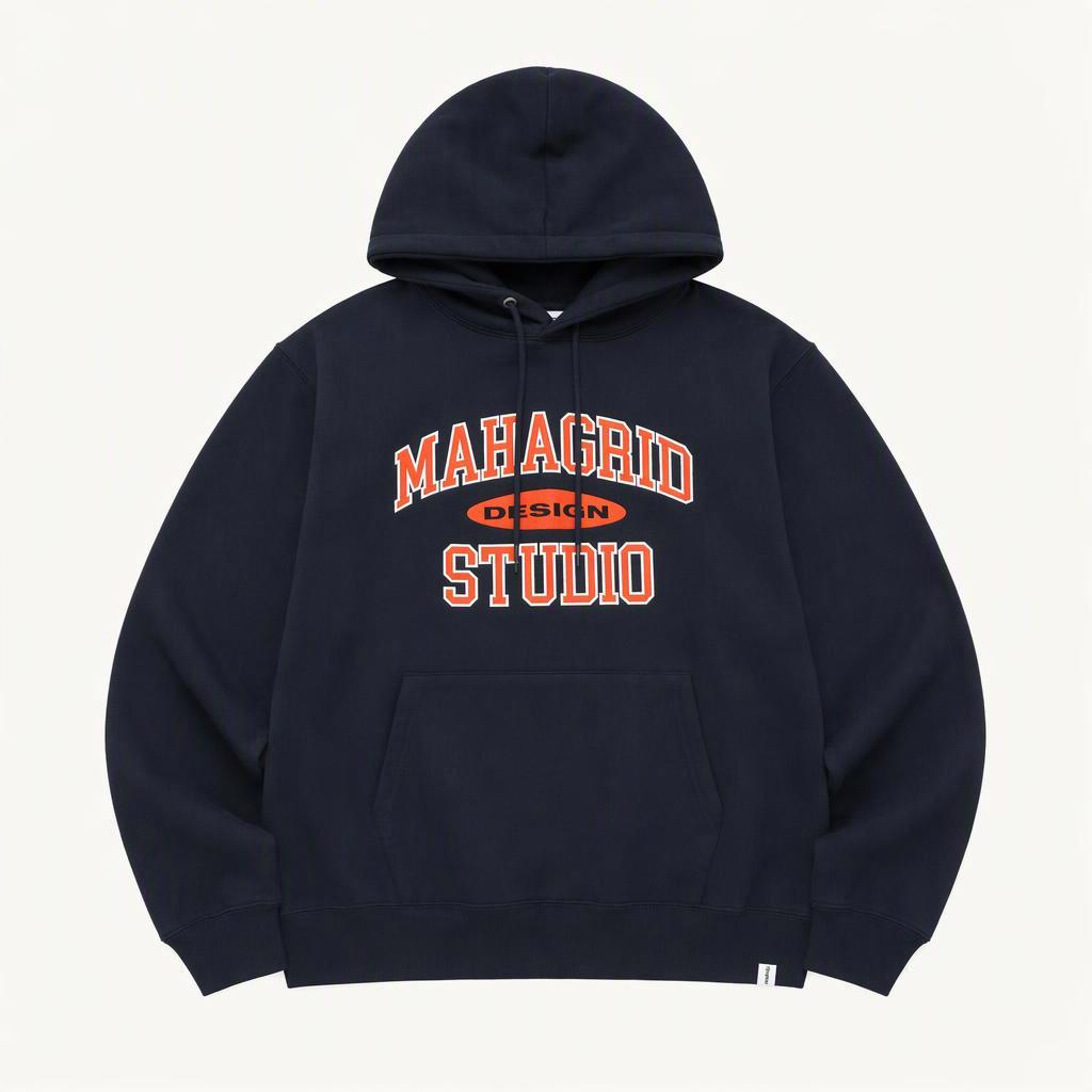 마하그리드 COLLEGE LOGO HOODIE M