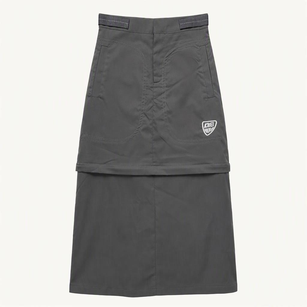 새상품) 스커트  롱스커트/미니스커트 2가지 착용법 뒷트임