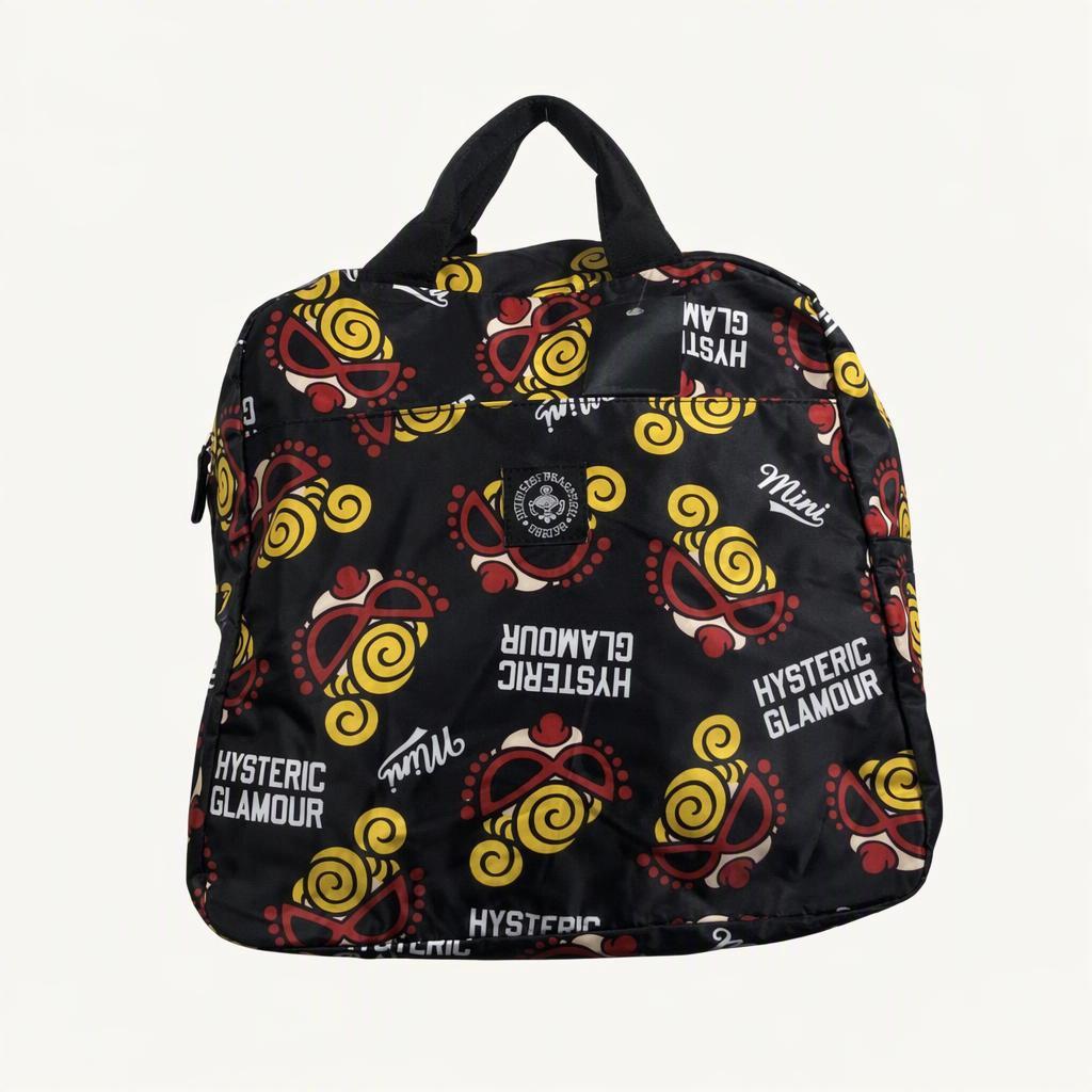 [4815]Hysteric Glamour black graphic bag
