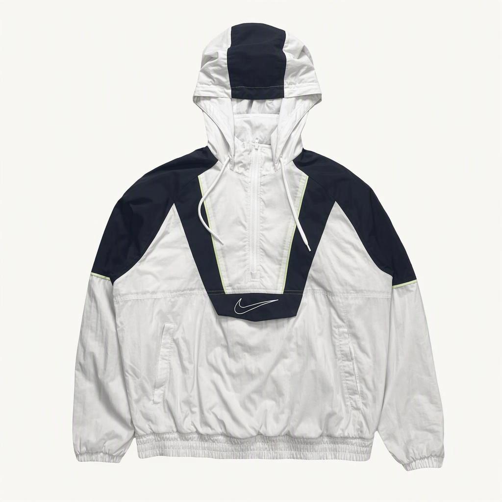 NIKE 우븐 스우시 하프집업 바스켓볼 후드 아노락 XL