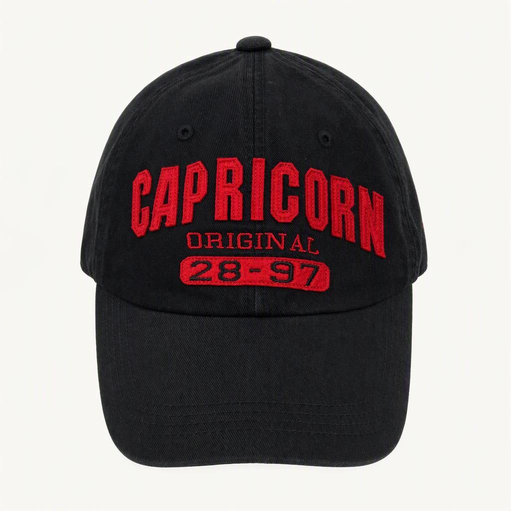 [58]CAPRICORN 패치 모자 볼캡 블랙 23