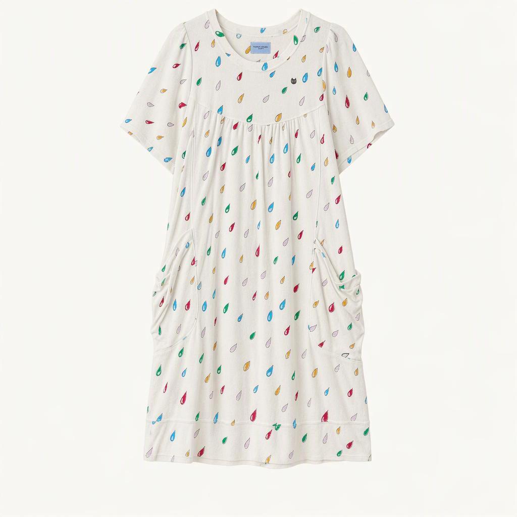 Tsumori chisato 여성 타올지반팔원피스홈웨어