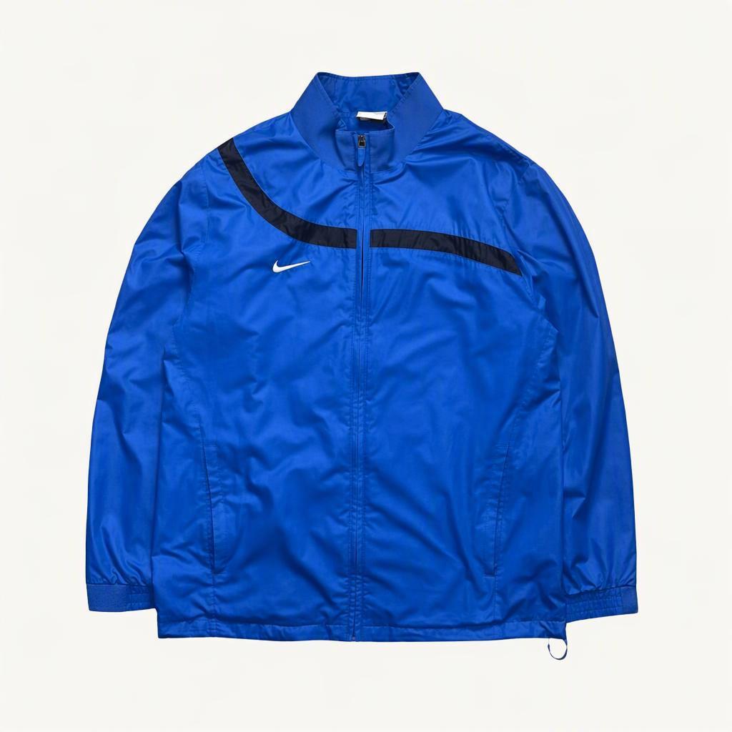 NIKE 00s 배색 스우시 자수 T90 토탈90 풋볼 립스탑 바람막이 M