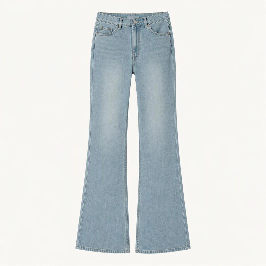 플로움 데님 Heart Pocket Denim Pants-Boots Cut(Short)