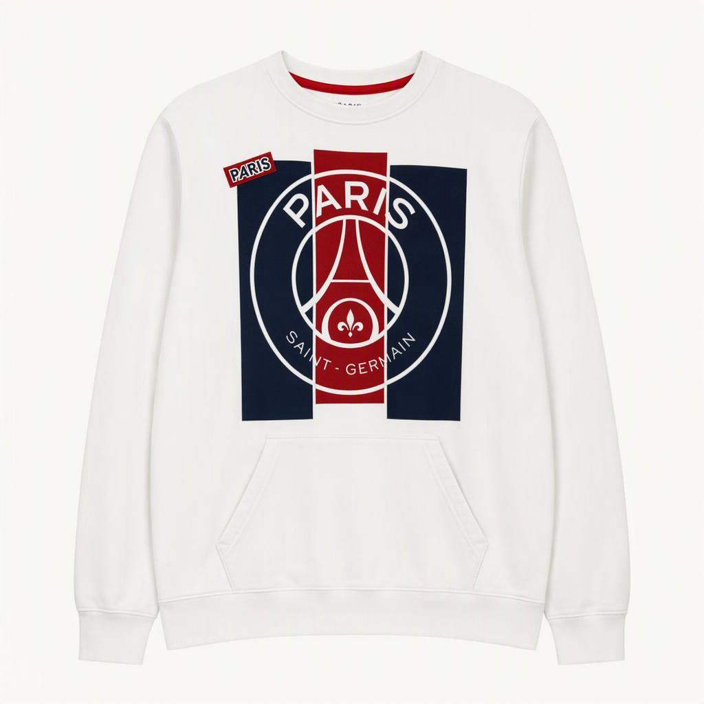 파리 생제르맹 PSG 오피셜 코어 화이트 맨투맨