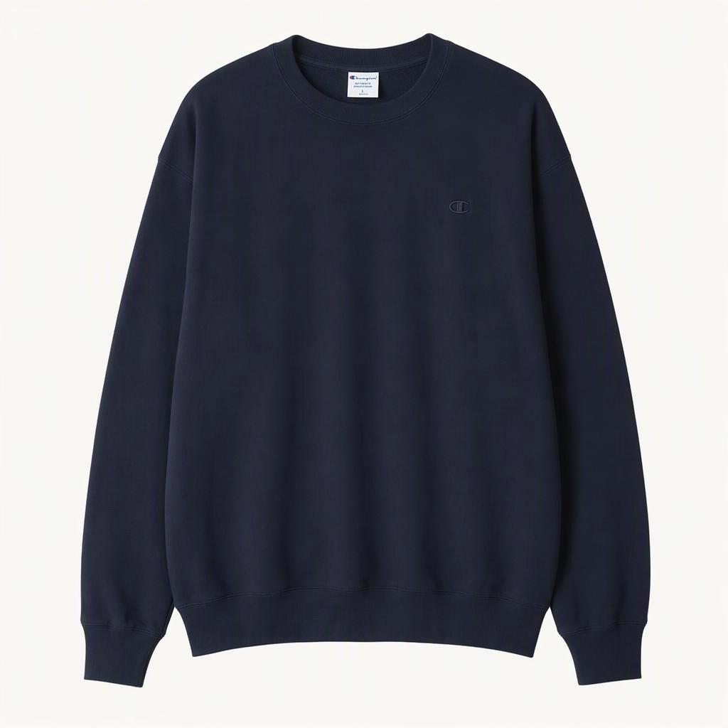 (L-3XL) 챔피온 맨투맨 티셔츠 USA 빅사이즈 네이비-H41170