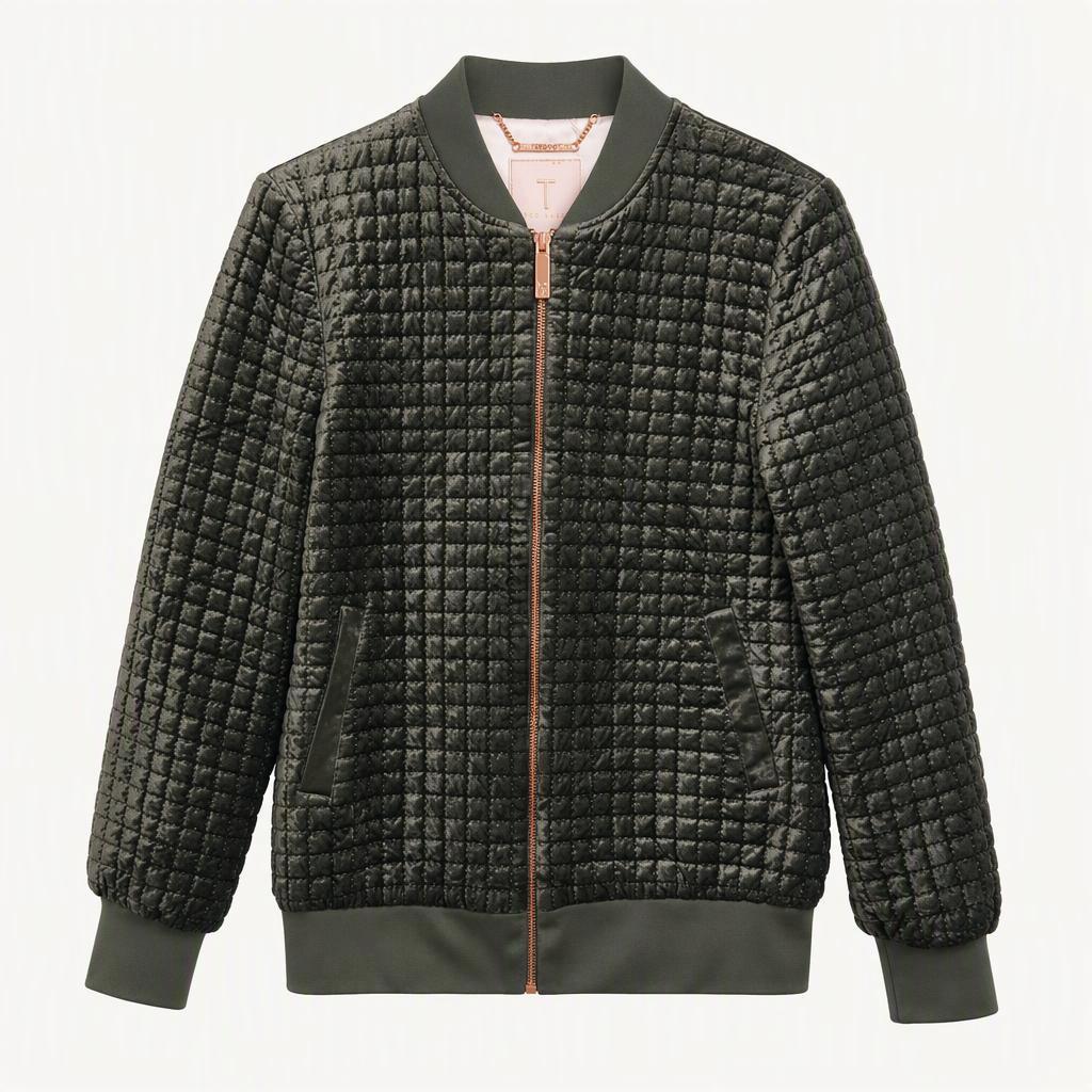 [S] 테드베이커 Ted Baker 퀼팅 봄버 자켓 올리브