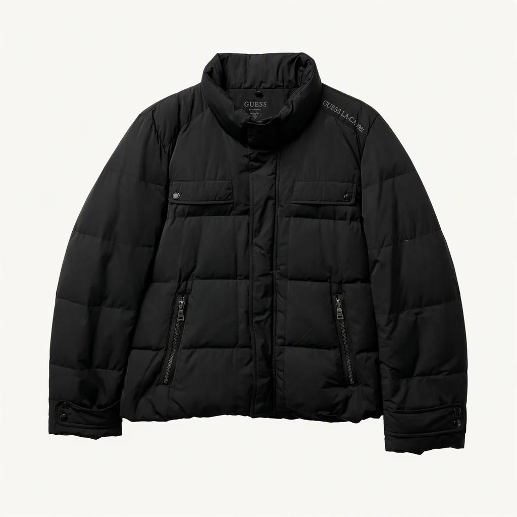 543. 게스 GUESS 덕다운 숏 패딩 점퍼 XL