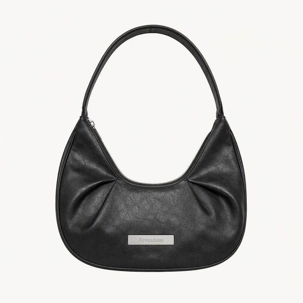 어반드레스 레더 호보 숄더백 블랙