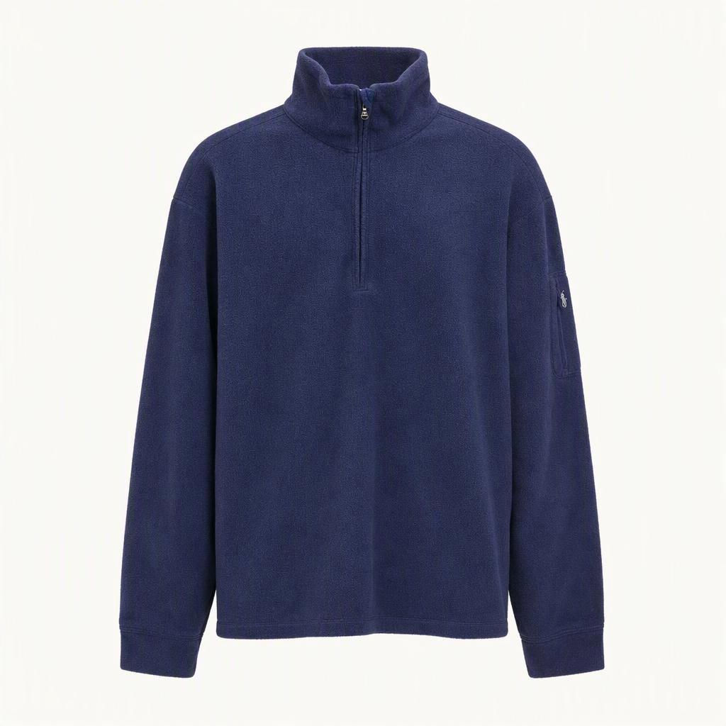 폴로 랄프로렌 빈티지 후리스 플리스 반집업자켓 (네이비/L~XL)