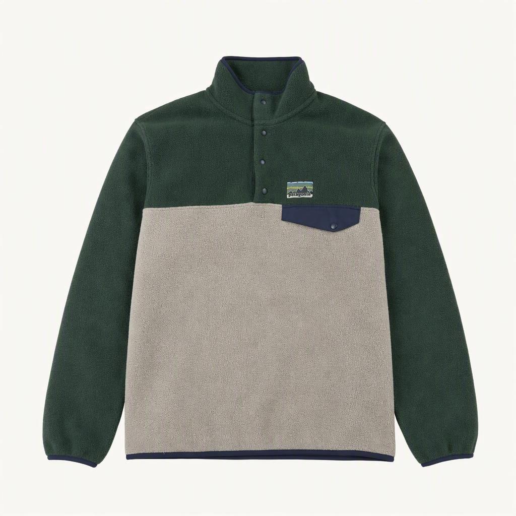 Patagonia 파타고니아 신칠라 스냅티 풀오버 씨버드그레이 플리스 L