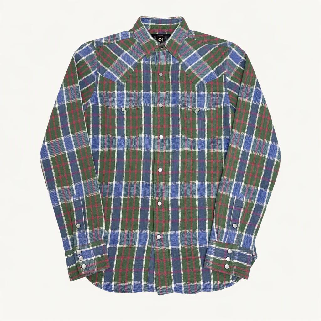 RRL 더블알엘 자카드 웨스턴 셔츠
