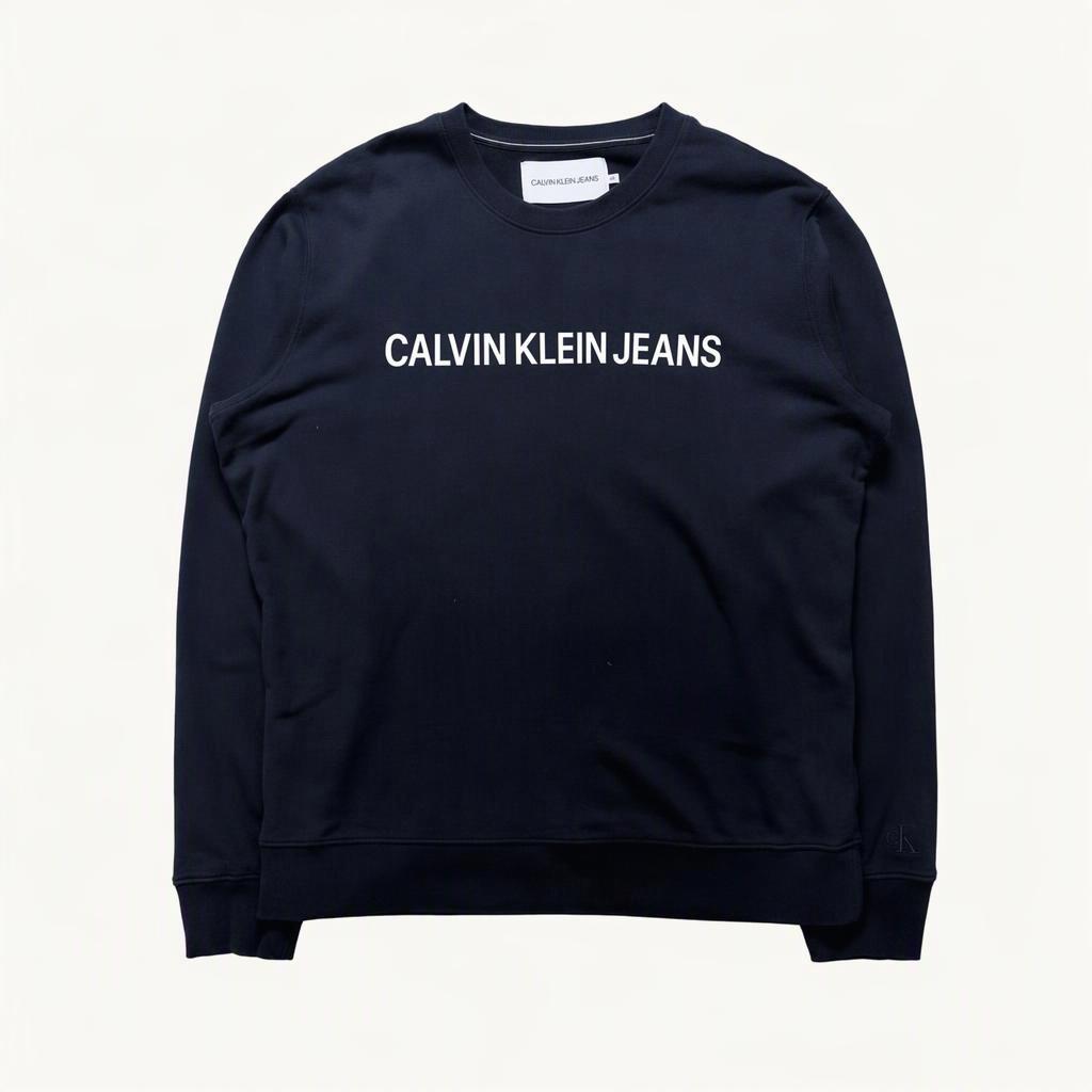 CALVIN KLEIN 로고 맨투맨 XL