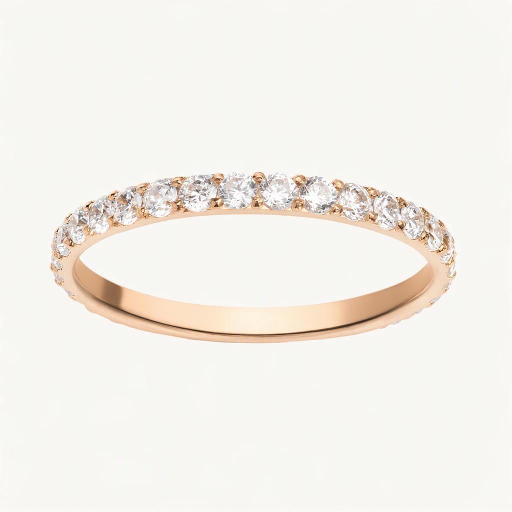 다니엘 웰링턴 MIRELLE ETERNITY RING 로즈골드 이터니티링 14호