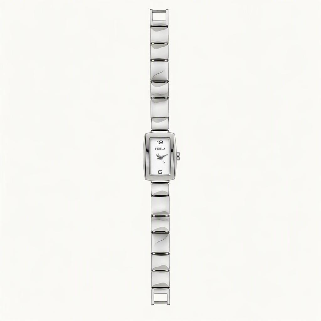 FURLA 훌라 사각 스퀘어 스틸 메탈 뱅글 시계