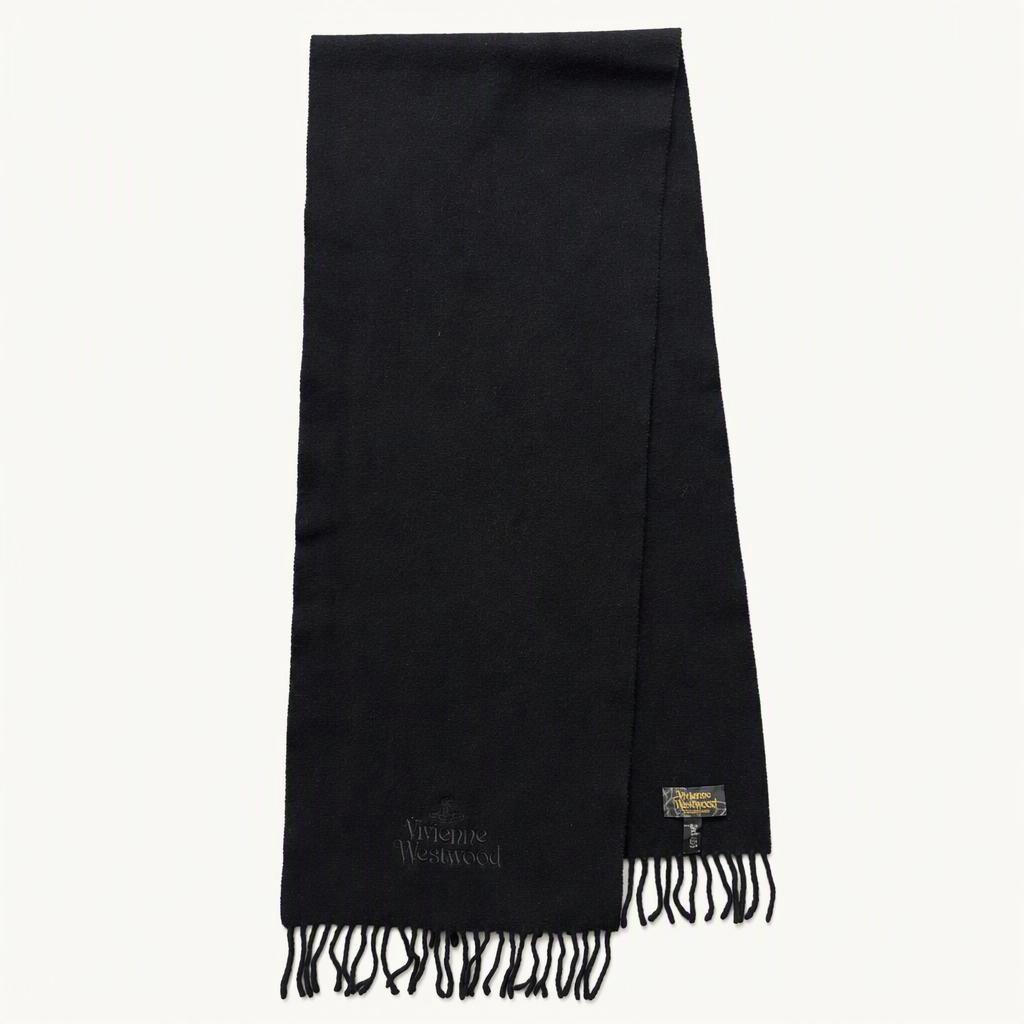 Vivienne Westwood 비비안웨스트우드 블랙 로고 머플러