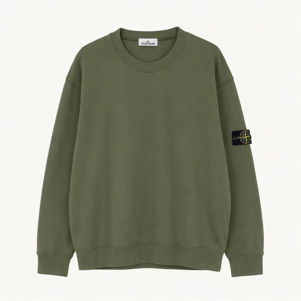 Stone Island 스톤아일랜드 와펜 그린 맨투맨