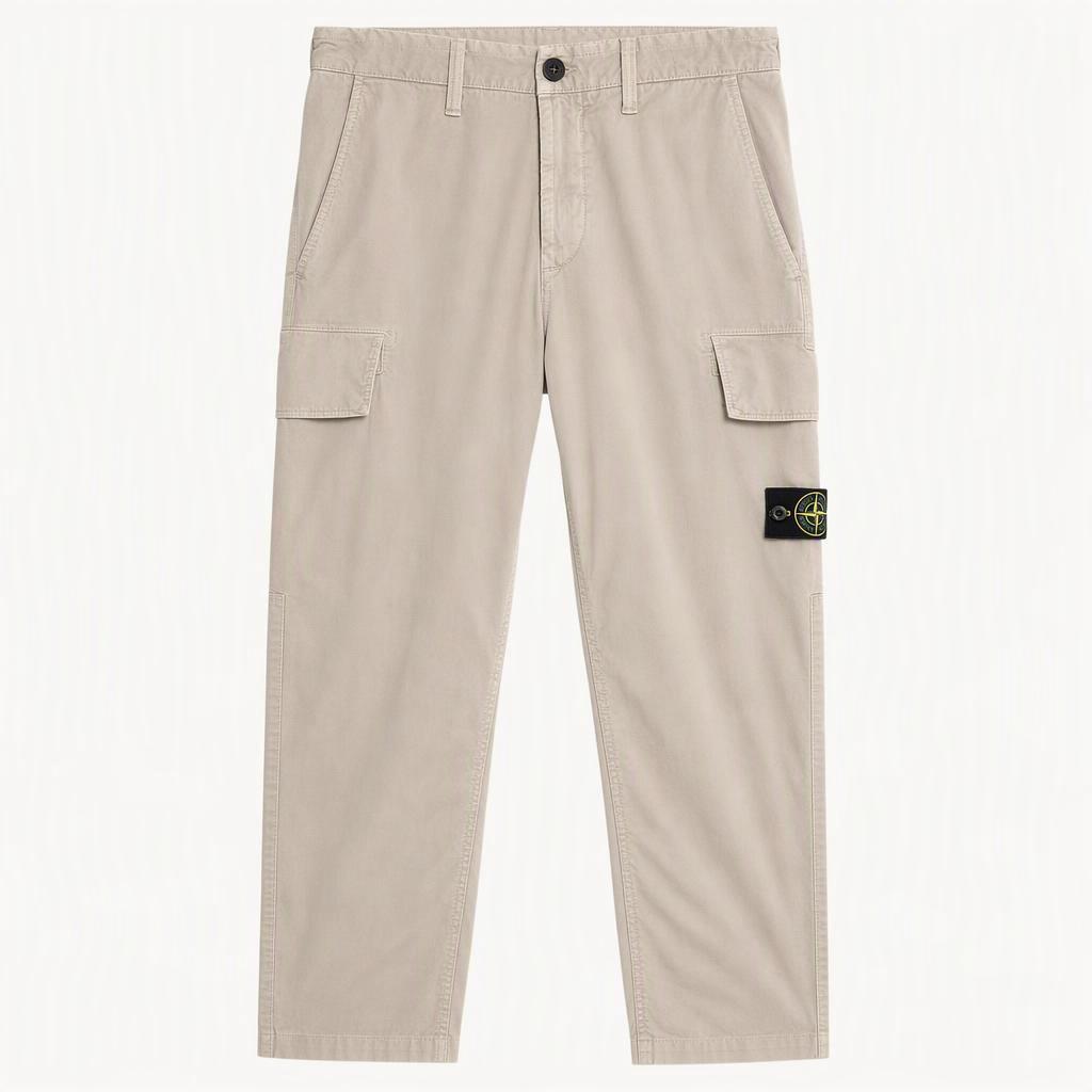 Stone Island 스톤아일랜드 크림 와펜 카고 팬츠